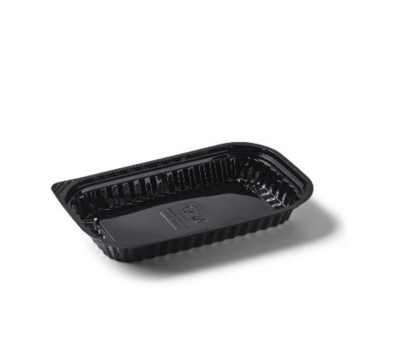 Sushibakke 400 ml, Sort 228x140x29 mm (500 stk)