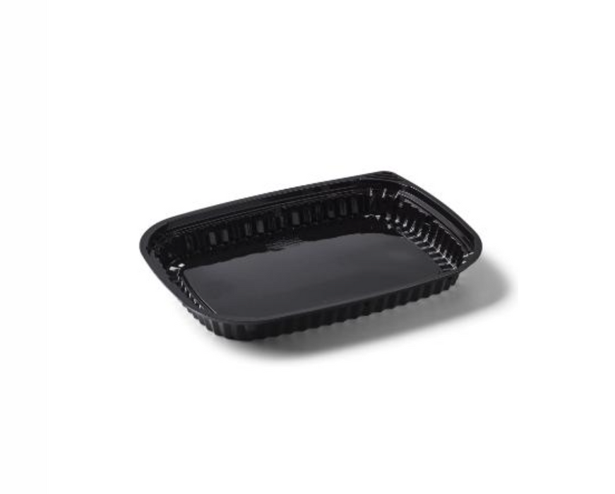 Sushibakke 550 ml 260x190x29 mm RPET Sort (500 stk./karton)